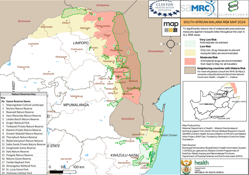 Malaria National Risk Map v2 - Aug 2025